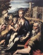 Madonna and Child with Saints c. 1530 - Girolamo Francesco Maria Mazzola (Parmigianino)