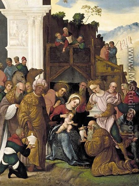 Adoration of the Magi 1522 - Ludovico Mazzolino