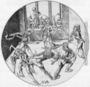 Morris Dance c. 1475 - Israhel van, the Younger Meckenem