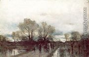 Rain-Washed Road 1880 - Laszlo Mednyanszky