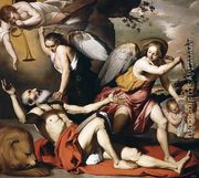 The Vision of St Jerome 1657-60 - Bernardino Mei