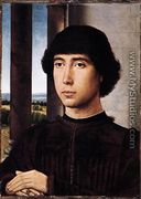 Portrait of a Man at a Loggia c. 1480 - Hans Memling