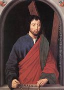 St Andrew (left wing of a diptych, reverse) 1490s - Hans Memling