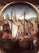 St Ursula Shrine- Arrival in Basle (scene 2) 1489 - Hans Memling
