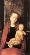 Virgin and Child Enthroned (detail) 1480s - Hans Memling