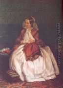Portrait of Frau Maercker 1846-47 - Adolph von Menzel