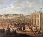 Construction of the Chateau de Versailles 1669 - Adam Frans van der Meulen