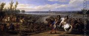 Crossing the Rhine 1672 - Adam Frans van der Meulen