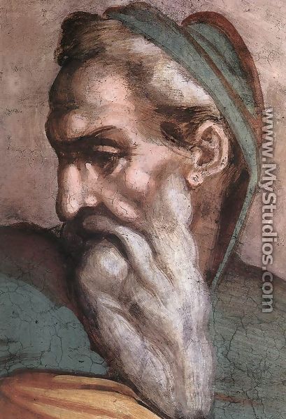 Achim - Eliud (detail-1) 1511-12 - Michelangelo Buonarroti