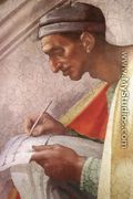Asa - Jehoshaphat - Joram (detail -1) 1511-12 - Michelangelo Buonarroti