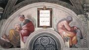Hezekiah - Manasseh - Amon 1511-12 - Michelangelo Buonarroti