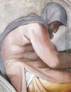 Hezekiah - Manasseh - Amon (detail-3) 1511-12 - Michelangelo Buonarroti