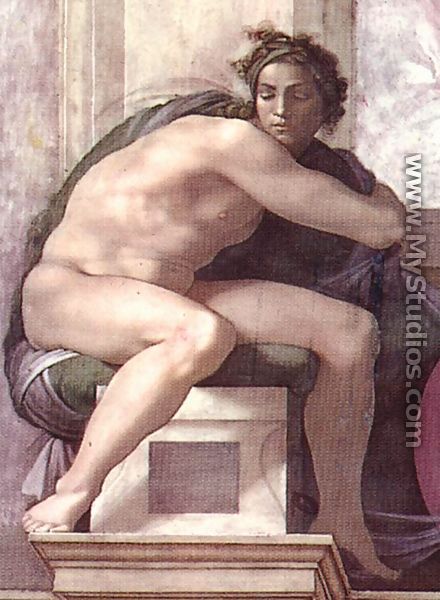 Ignudo -7  1511 - Michelangelo Buonarroti