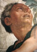 Jonah (detail-1) 1511 - Michelangelo Buonarroti
