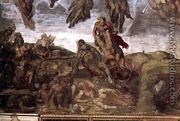 Last Judgment (detail-15) 1537-41 - Michelangelo Buonarroti