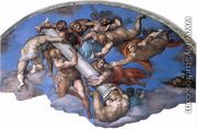 Last Judgment (detail-17) 1537-41 - Michelangelo Buonarroti