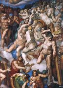 Last Judgment (detail-21) 1537-41 - Michelangelo Buonarroti