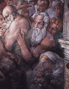 Last Judgment (detail-25) 1537-41 - Michelangelo Buonarroti