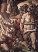 Last Judgment (detail-28) 1537-41 - Michelangelo Buonarroti