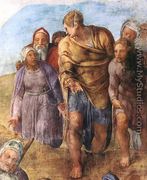 Martyrdom of St Peter (detail-2) 1546-50 - Michelangelo Buonarroti