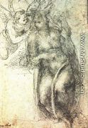 Study for an Annunciation 1547 - Michelangelo Buonarroti