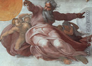 The Creation of the Heavens (detail)  1508-12 - Michelangelo Buonarroti