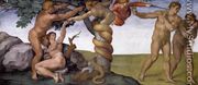 The Fall and Expulsion from Garden of Eden 1509-10 - Michelangelo Buonarroti