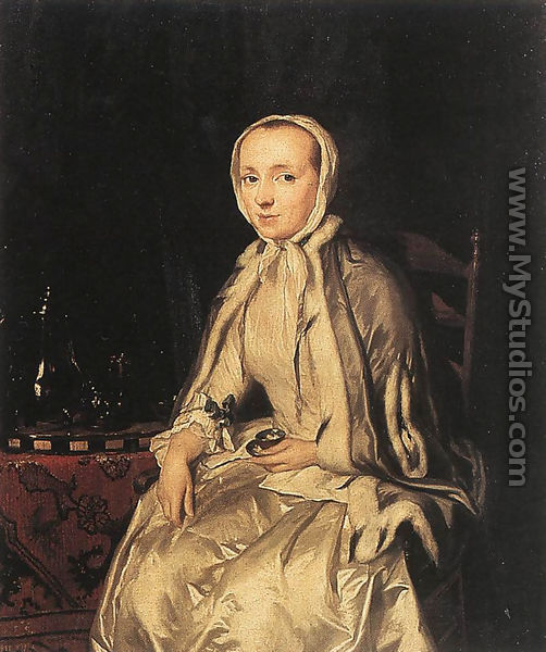 Elizabeth Troost c. 1758 - George van der Mijn
