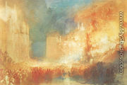 Burning of the Houses of Parliament - Joseph Mallord William Turner