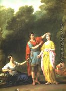 Lover Crowning His Mistress - Joseph-Marie Vien