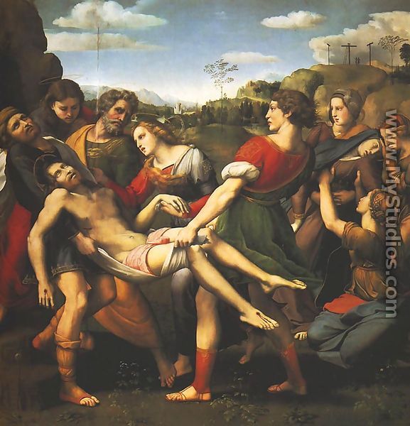 Entombment (Trasporto di Cristo al sepolcro) - Raphael