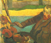 Vincent van Gogh Painting Sun Flowers - Paul Gauguin