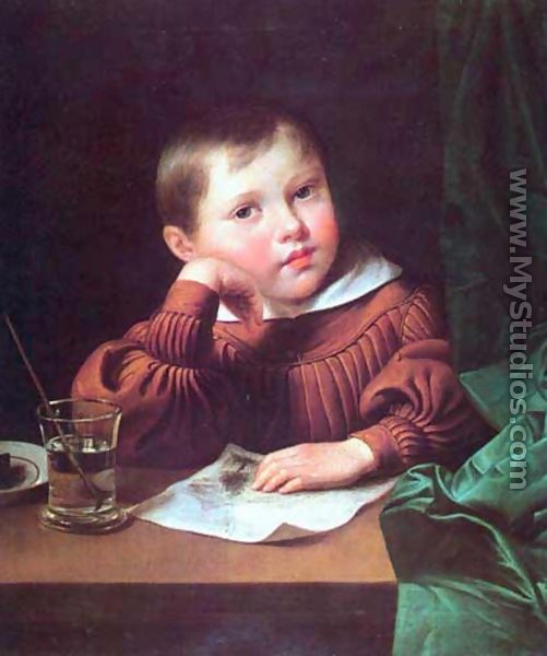 Portrait of Leon Jablonski, the Son of the Artist - Marcin Jablonski