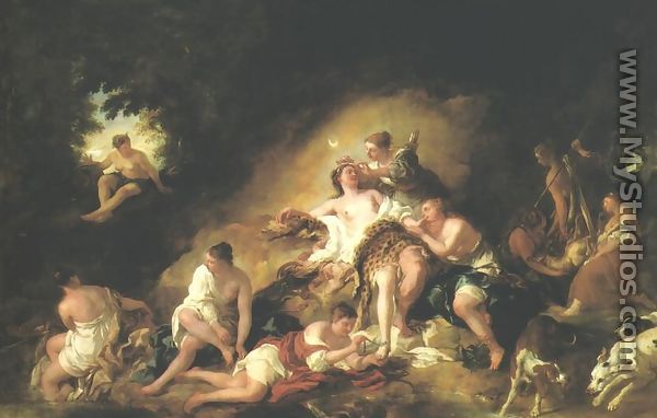 Diana at Rest - Jean François de Troy