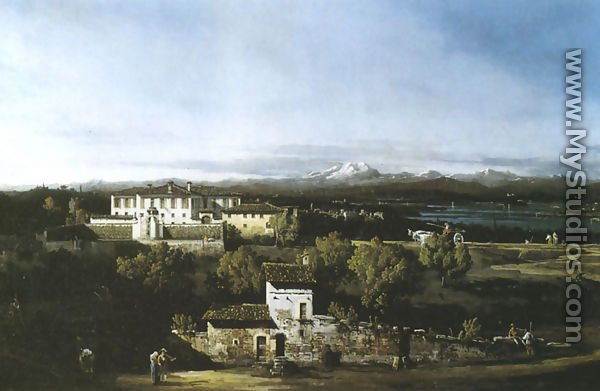 View with the Villa Melzi d