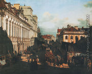 Miodowa Street in Warsaw - Bernardo Bellotto (Canaletto)