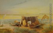 Invalid's Tent, Salt Lake 75 Miles North-West of Mount Arden - Samuel Thomas Gill