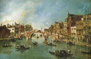 Three-arched Bridge at Cannaregio - Francesco Guardi