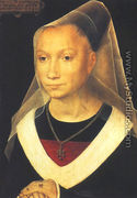 Portrait of a Woman (Sibylla Sambetha) - Hans Memling