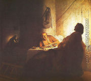 Christ at Emmaus - Rembrandt Van Rijn