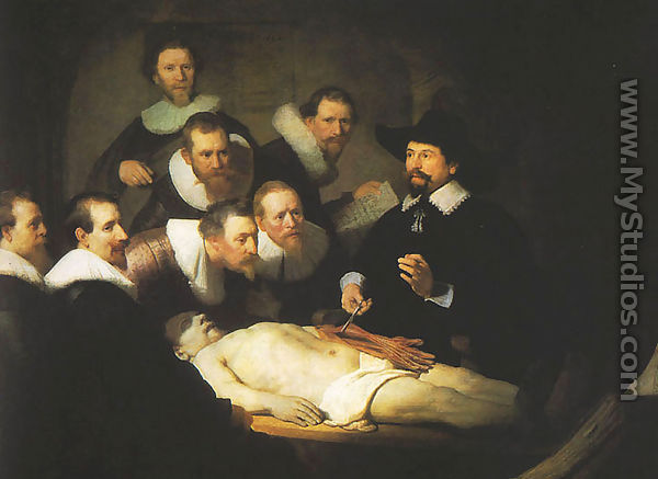 Anatomy Lesson of Dr Tulp - Rembrandt Van Rijn