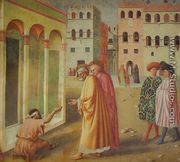 St. Peter Heals a Cripple (San Pietro risana uno storpio) - Tommaso Masolino (da Panicale)