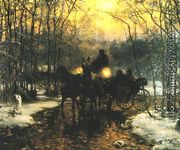 Journey in a Carriage - Alfred Wierusz-Kowalski