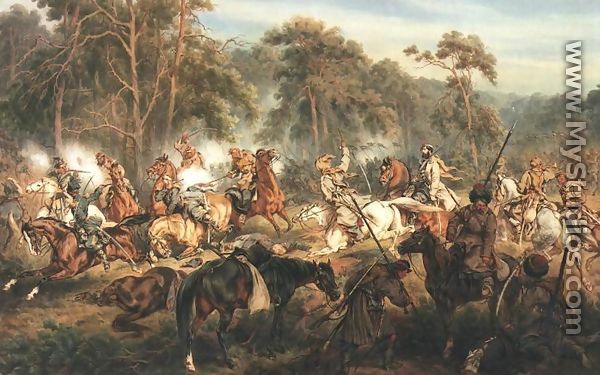 Battle of Ignacewo - Juliusz Kossak