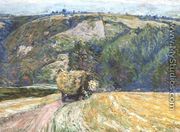 Landscape with a Hay Cart - Jozef Pankiewicz