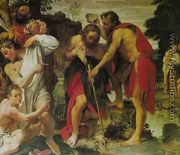 Baptism of Christ (Battesimo di Cristo) - Annibale Carracci