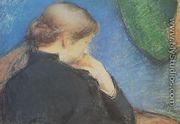 Study of a Woman Sitting - Wladyslaw Slewinski