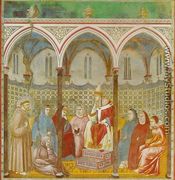 Sermon before Honorius III (Predica davanti a Onorio III) - Giotto Di Bondone
