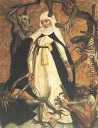 St. Catherine of Siena Besieged by Demons - Unknown Painter
