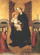 Madonna Enthroned with Child - Unknown Painter
